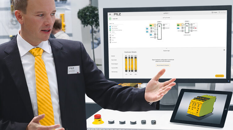 Pilz at Smart Production Solutions SPS 2021 (Hall 9, Stand 370) – Focus on complete, individual solutions for safety, security and automation - Individual machinery safety: Your safety!